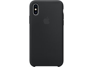 Чехол клип-кейс Apple Silicone для iPhone XS Black