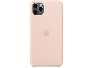 Чехол клип-кейс Apple Silicone для iPhone 11 Pro Max розовый песок