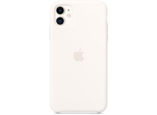 Чехол клип-кейс Apple Silicone для iPhone 11 White