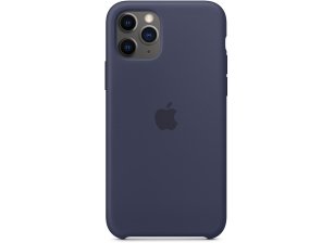 Чехол клип-кейс Apple Silicone для iPhone 11 Pro темно-синий