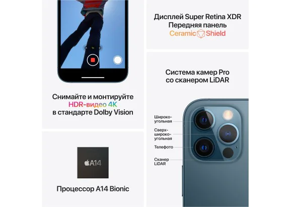 Apple iPhone 12 Pro Max 128GB Graphite купить в Москве по низкой цене
