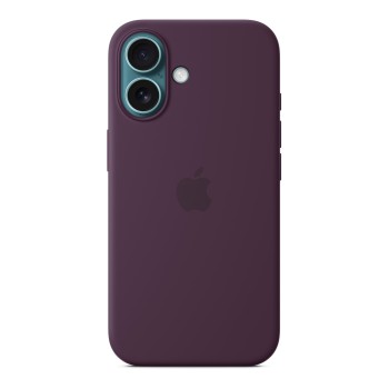 Чехол для iPhone 16 Silicone with MagSafe сливовый