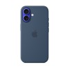 Чехол для iPhone 16 Silicone MagSafe синий деним