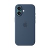Чехол для iPhone 16 Silicone MagSafe синий деним