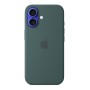 Чехол для iPhone 16 Silicone with MagSafe зеленый