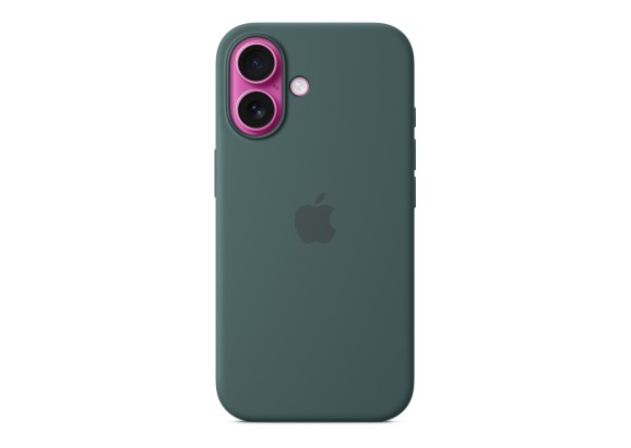 Чехол для iPhone 16 Silicone with MagSafe зеленый