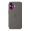 Чехол для iPhone 16 Silicone with MagSafe серый