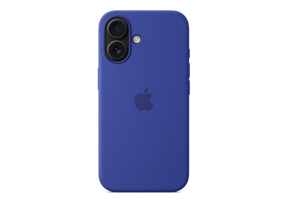 Чехол для iPhone 16 Silicone with MagSafe ультрамарин