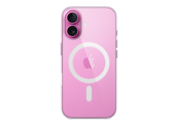 Чехол для iPhone 16 Plus with MagSafe прозрачный