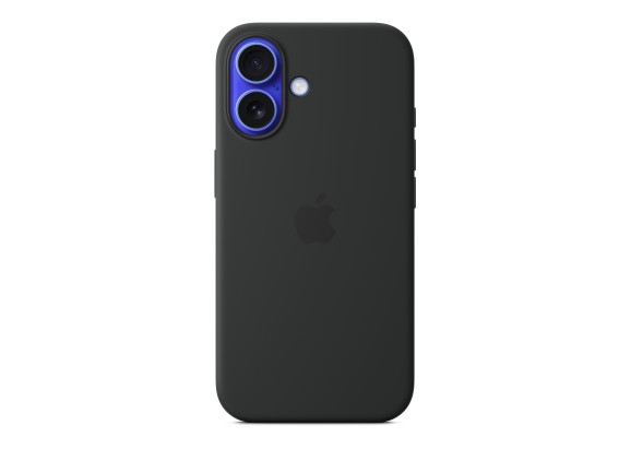 Чехол для iPhone 16 Silicone with MagSafe Black
