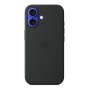 Чехол для iPhone 16 Silicone with MagSafe Black