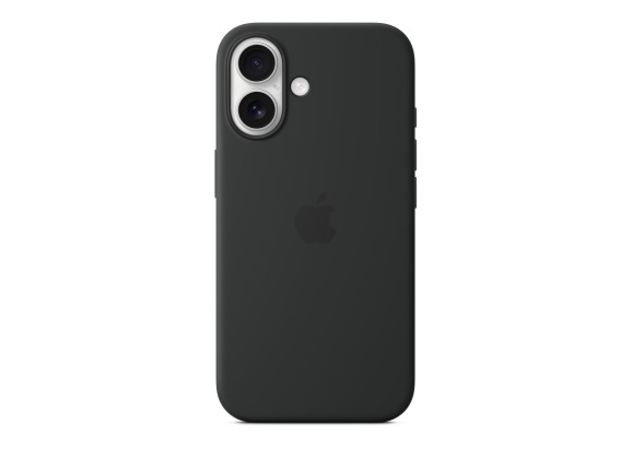 Чехол для iPhone 16 Silicone with MagSafe Black