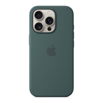 Чехол для iPhone 16 Pro Silicone with MagSafe зеленый