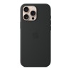 Чехол для iPhone 16 Pro Max Silicone with MagSafe Black