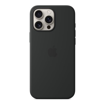 Чехол для iPhone 16 Pro Max Silicone with MagSafe Black