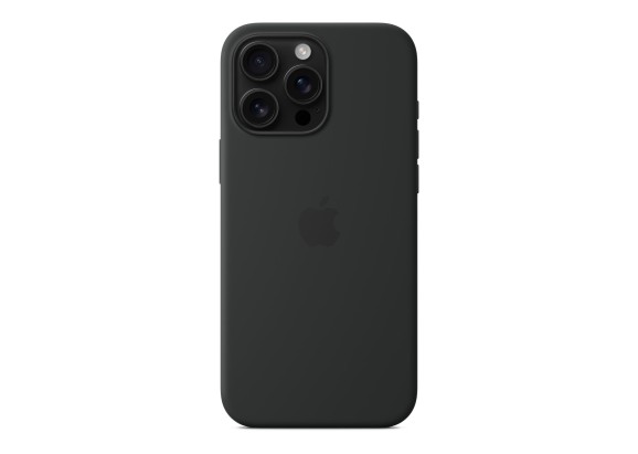 Чехол для iPhone 16 Pro Max Silicone with MagSafe Black