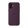 Чехол для iPhone 16 Plus Silicone MagSafe сливовый