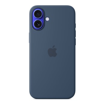 Чехол для iPhone 16 Plus Silicone MagSafe синий деним