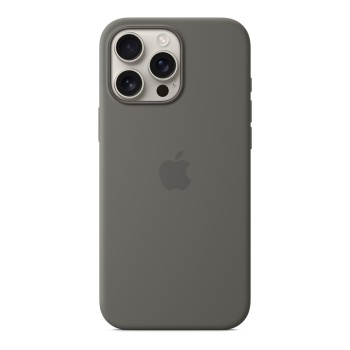 Чехол для iPhone 16 Pro Max Silicone with MagSafe серый