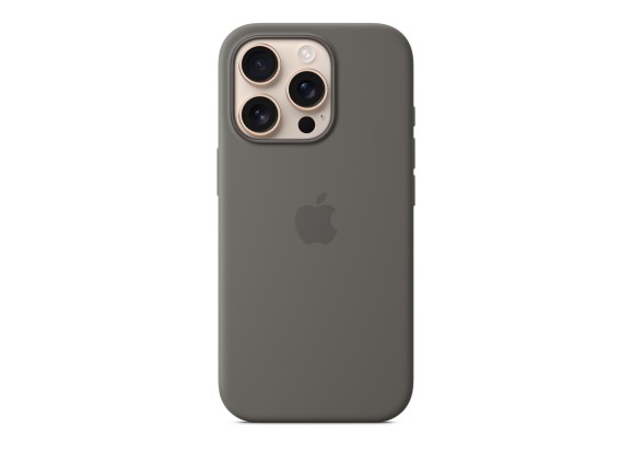 Чехол для iPhone 16 Pro Silicone MagSafe серый