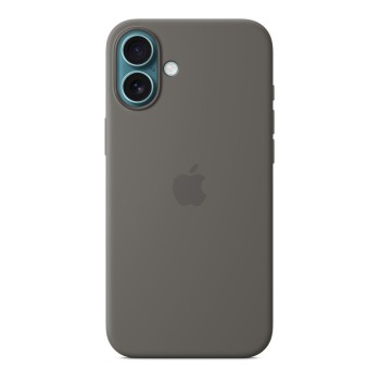 Чехол для iPhone 16 Plus Silicone MagSafe серый
