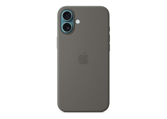 Чехол для iPhone 16 Plus Silicone MagSafe серый