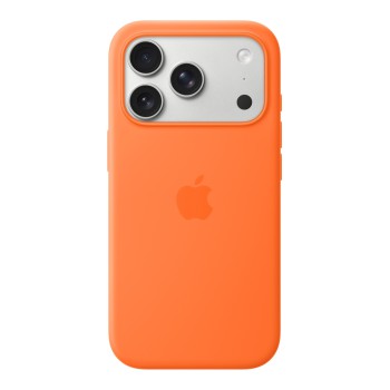 Чехол для iPhone 17 Pro Silicone MagSafe оранжевый