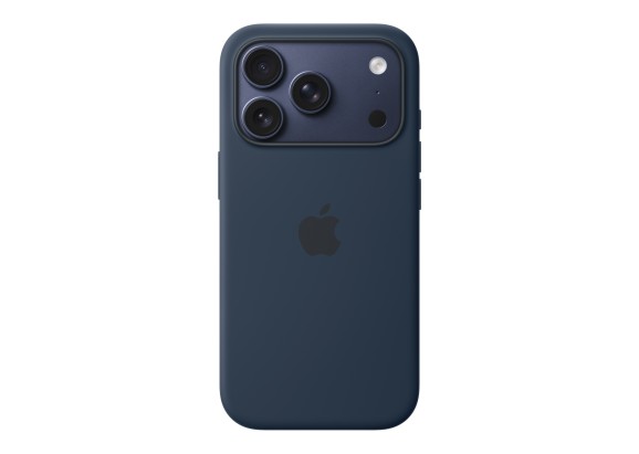 Чехол для iPhone 17 Pro Silicone MagSafe темно-синий