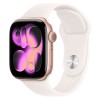 Apple Watch Series 11 42mm Rose Gold Aluminum Light Blush Sport Band S/M