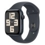 Apple Watch SE 2024 40mm Midnight Aluminium Case, Sport Band (Midnight) S/M