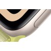 Apple Watch SE 3 44 mm Starlight Aluminum Neon Yellow Sport Loop M/L