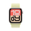 Apple Watch SE 3 44 mm Starlight Aluminum Neon Yellow Sport Loop M/L