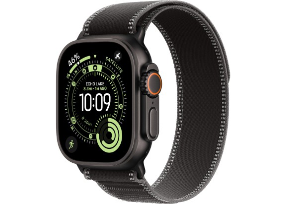 Apple Watch Ultra 3 49mm Black Titanium Bl-Charcoal Trail Loop M/L