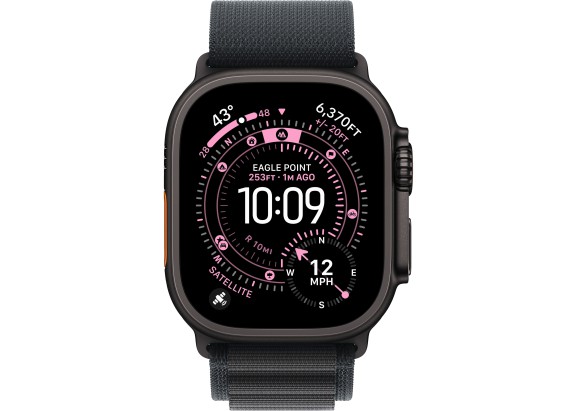 Apple Watch Ultra 3 49mm Black Titanium Black Alpine Loop M