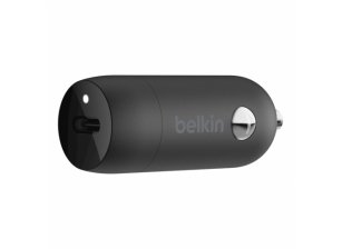 Автомобильное зарядное устройство Belkin 18 Вт, USB-C, PD, Black