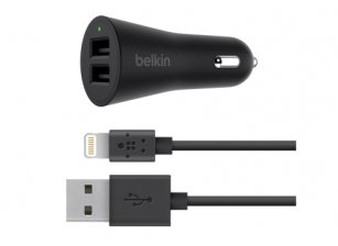 Автомобильное зарядное устройство Belkin BoostUP 2-Port Car Charger 4,8 А