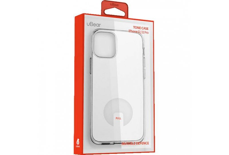 Чехол-накладка uBear Tone Case для iPhone 12/12 Pro, полиуретан, прозрачный Чехол-накладка uBear Tone Case для iPhone 12/12 Pro, полиуретан, прозрачный