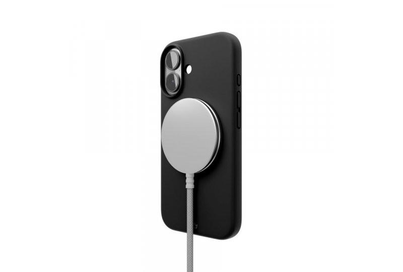 Чехол-накладка VLP Aster Case для iPhone 16, силикон, черный Чехол-накладка VLP Aster Case для iPhone 16, силикон, черный