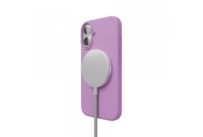 Чехол-накладка VLP Aster Case для iPhone 16, силикон, розовый Чехол-накладка VLP Aster Case для iPhone 16, силикон, розовый