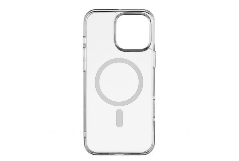 Чехол-накладка uBear Real Mag Case для iPhone 16 Pro Max, полиуретан, прозрачный Чехол-накладка uBear Real Mag Case для iPhone 16 Pro Max, полиуретан, прозрачный