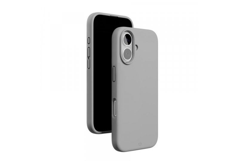 Чехол-накладка VLP Aster Case для iPhone 16, силикон, серый Чехол-накладка VLP Aster Case для iPhone 16, силикон, серый