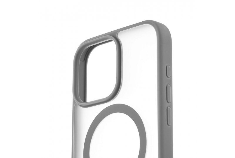 Чехол-накладка uBear Cloud Mag Case для iPhone 16 Pro, силикон, серый Чехол-накладка uBear Cloud Mag Case для iPhone 16 Pro, силикон, серый