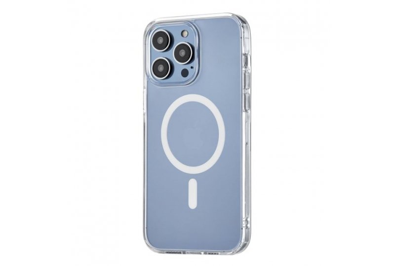 Чехол-накладка uBear Real Mag Case для iPhone 14 Pro Max, поликарбонат, прозрачный Чехол-накладка uBear Real Mag Case для iPhone 14 Pro Max, поликарбонат, прозрачный
