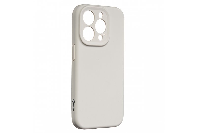 Чехол-накладка Synora Silicon MagCase для iPhone 15 Pro, силикон, белый Чехол-накладка Synora Silicon MagCase для iPhone 15 Pro, силикон, белый
