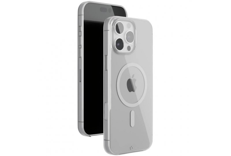 Чехол-накладка VLP Puro Case для iPhone 16 Pro, поликарбонат, прозрачный Чехол-накладка VLP Puro Case для iPhone 16 Pro, поликарбонат, прозрачный