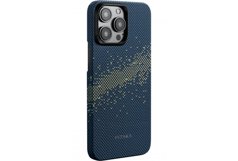Чехол-накладка Pitaka StarPeak MagEZ 4 Milky Way Galaxy для iPhone 15 Pro, кевлар Чехол-накладка Pitaka StarPeak MagEZ 4 Milky Way Galaxy для iPhone 15 Pro, кевлар