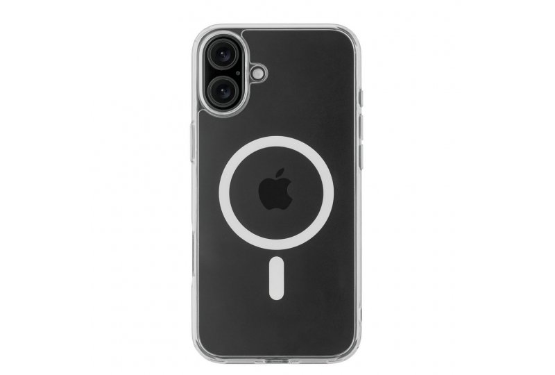 Чехол-накладка uBear Real Mag Case для iPhone 16 Plus, полиуретан, прозрачный Чехол-накладка uBear Real Mag Case для iPhone 16 Plus, полиуретан, прозрачный