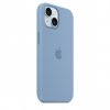 Чехол-накладка Apple MagSafe для iPhone 15, силикон, зимний синий Чехол-накладка Apple MagSafe для iPhone 15, силикон, зимний синий
