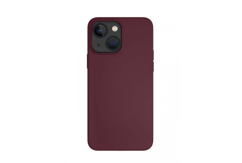 Чехол-накладка VLP Silicone case MagSafe для iPhone 14 Plus, силикон, марсала Чехол-накладка VLP Silicone case MagSafe для iPhone 14 Plus, силикон, марсала