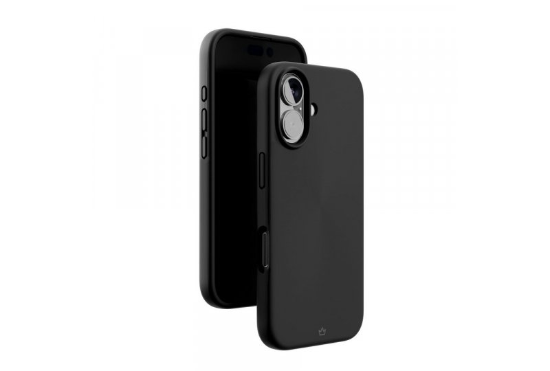 Чехол-накладка VLP Aster Case для iPhone 16, силикон, черный Чехол-накладка VLP Aster Case для iPhone 16, силикон, черный